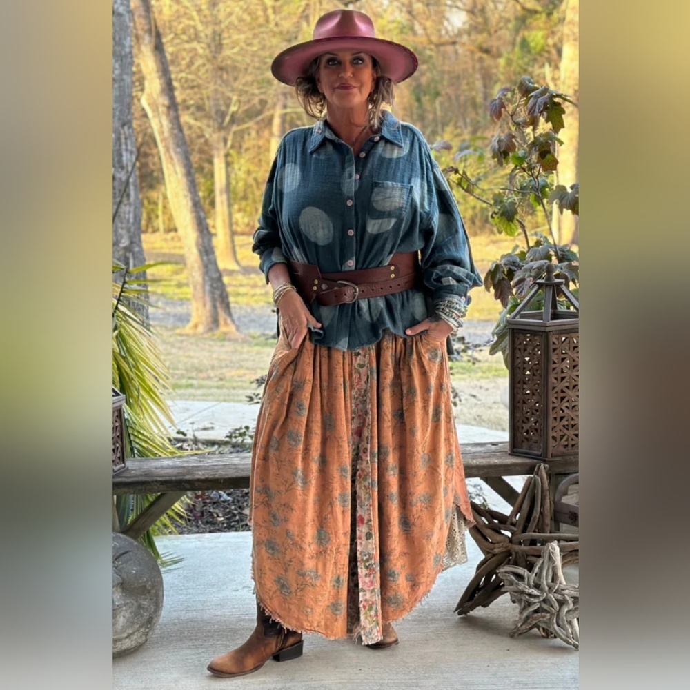 Cottagecore Floral Meadows Skirt